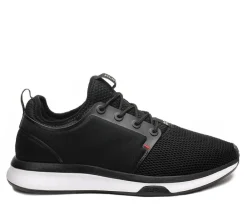 Sneakers>KURU Footwear ATOM Jetblack-white-firered