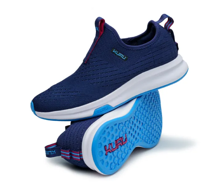 Sneakers|Slip-Ons>KURU Footwear ATOM Slip-On Navy-skyblue
