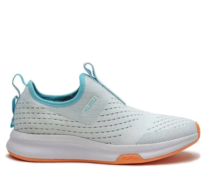 Sneakers|Slip-Ons>KURU Footwear ATOM Slip-On Brightwhite-topazblue