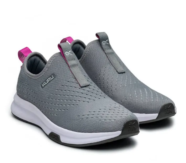 Sneakers|Slip-Ons>KURU Footwear ATOM Slip-On Stonegray-berrypink