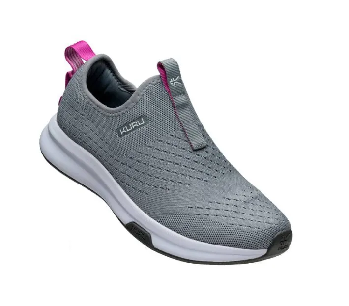 Sneakers|Slip-Ons>KURU Footwear ATOM Slip-On Stonegray-berrypink