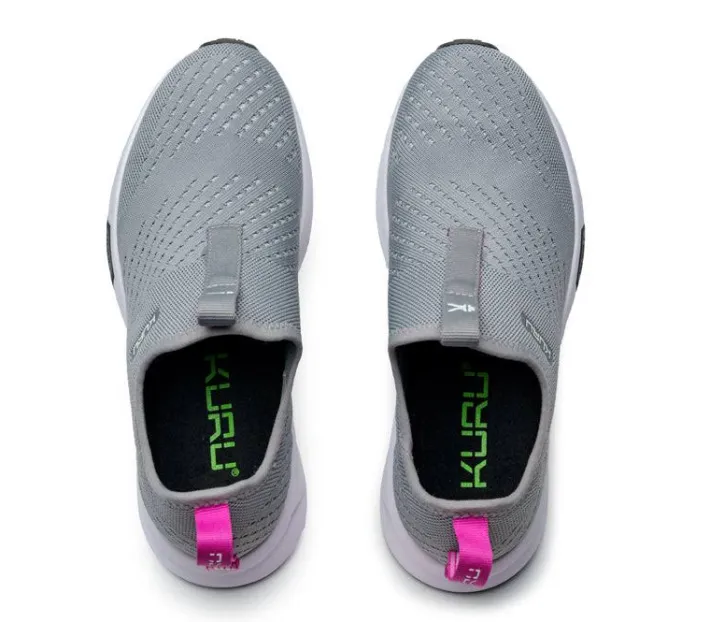 Sneakers|Slip-Ons>KURU Footwear ATOM Slip-On Stonegray-berrypink