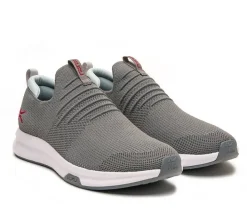 Sneakers|Slip-Ons>KURU Footwear ATOM Slip-On Cloudgray-cardinalred