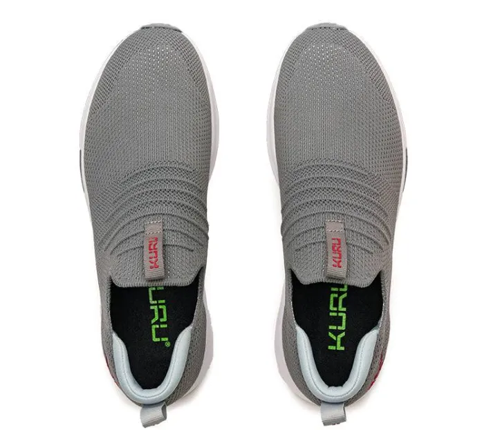 Sneakers|Slip-Ons>KURU Footwear ATOM Slip-On Cloudgray-cardinalred