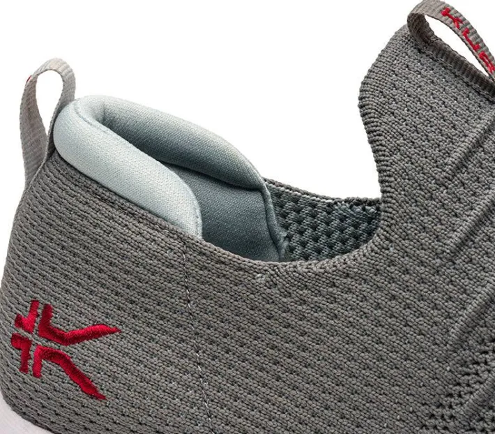 Sneakers|Slip-Ons>KURU Footwear ATOM Slip-On Cloudgray-cardinalred