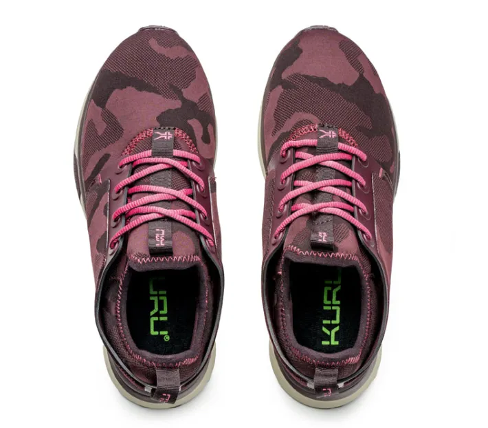 Sneakers>KURU Footwear ATOM WIDE Camowine-pinksorbet