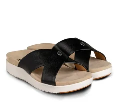 Sandals>KURU Footwear BREEZE Jetblack-white-gum