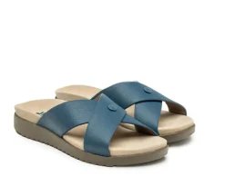 Sandals>KURU Footwear BREEZE Mineralblue-fadedbrown