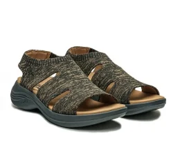 Sandals>KURU Footwear CODA Muse Knit Jetblack-sand