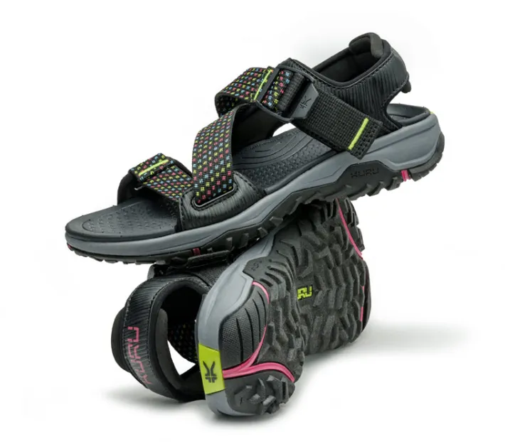 Sandals>KURU Footwear CURRENT Jetblack-multi