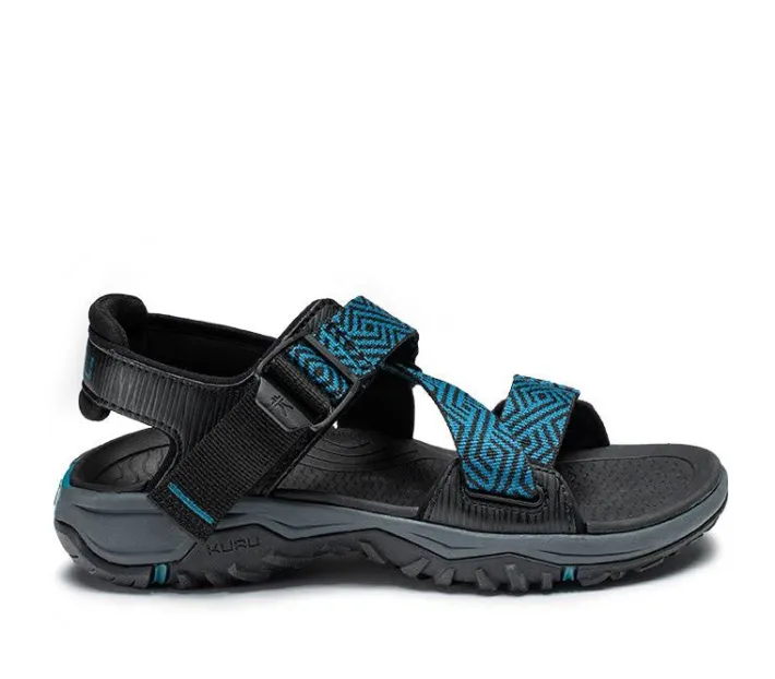 Sandals>KURU Footwear CURRENT Jetblack-waileablue