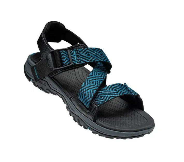 Sandals>KURU Footwear CURRENT Jetblack-waileablue