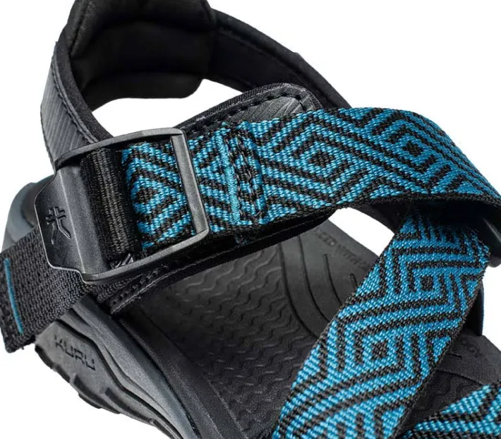 Sandals>KURU Footwear CURRENT Jetblack-waileablue