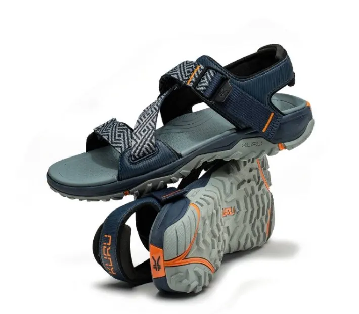 Sandals>KURU Footwear CURRENT Midnightblue-orangespice