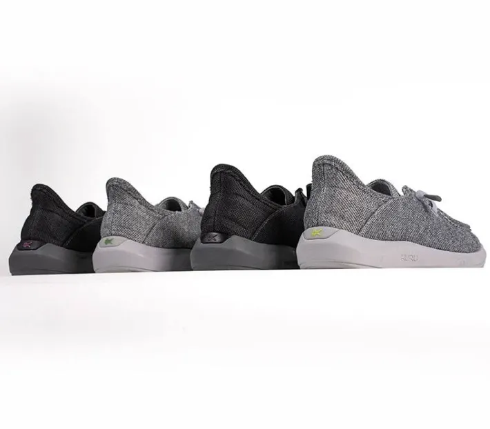 Slip-Ons>KURU Footwear DRAFT Rento Jetblack-brickred