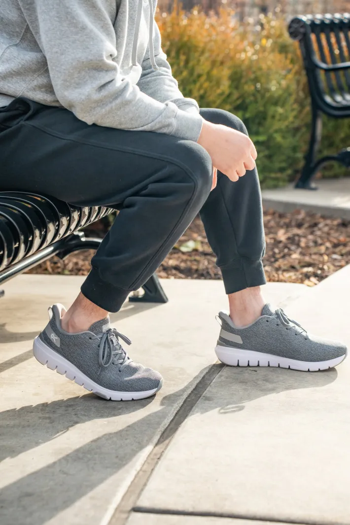Sneakers>KURU Footwear FLEX Via WIDE Dovegray-palelime