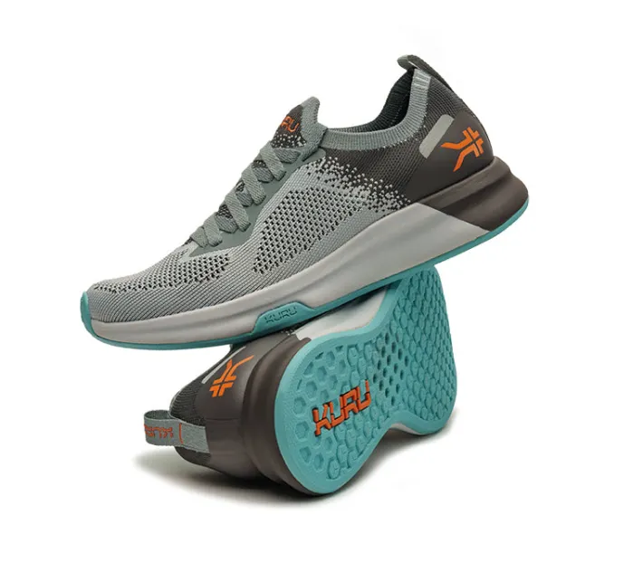 Sneakers>KURU Footwear FLUX Smokegray-orangespice