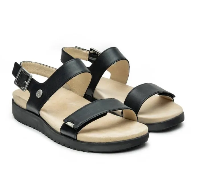 Sandals>KURU Footwear GLIDE Jetblack-sand