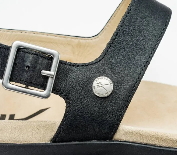 Sandals>KURU Footwear GLIDE Jetblack-sand