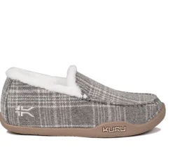Slip-Ons|Slippers>KURU Footwear LOFT Grayplaid-capuccino