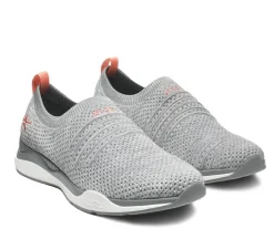 Slip-Ons>KURU Footwear STRIDE Heathergray-white-peachpink