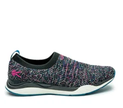 Slip-Ons>KURU Footwear STRIDE Black-confetti