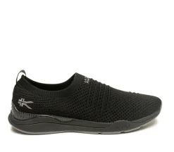 Slip-Ons>KURU Footwear STRIDE WIDE Jetblack-slategray