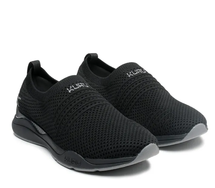 Slip-Ons>KURU Footwear STRIDE WIDE Jetblack-slategray