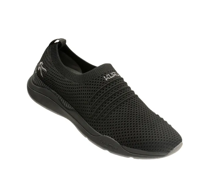 Slip-Ons>KURU Footwear STRIDE WIDE Jetblack-slategray