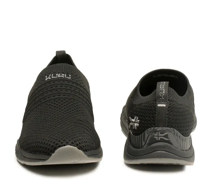 Slip-Ons>KURU Footwear STRIDE WIDE Jetblack-slategray
