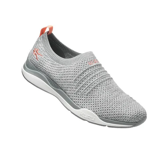 Slip-Ons>KURU Footwear STRIDE WIDE Heathergray-white-peachpink