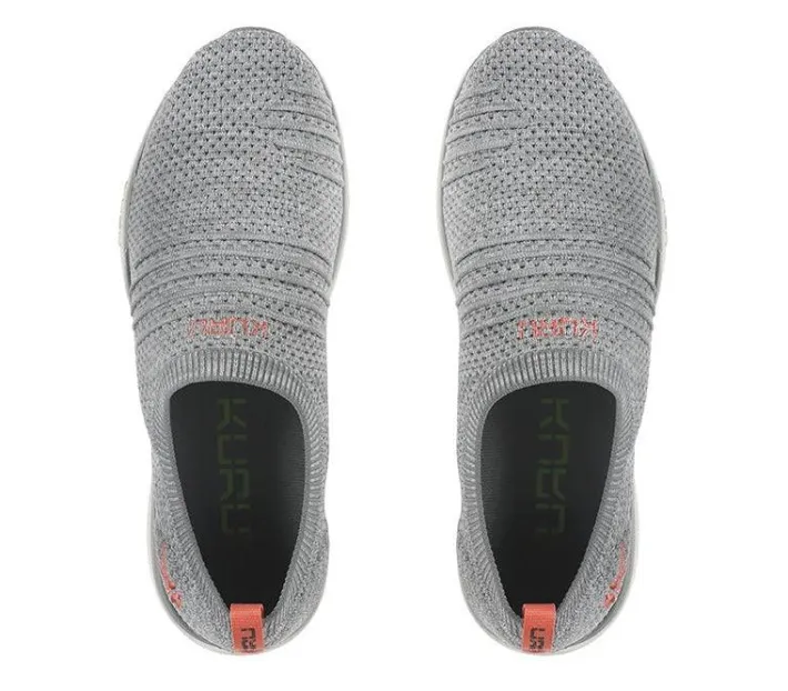 Slip-Ons>KURU Footwear STRIDE WIDE Heathergray-white-peachpink