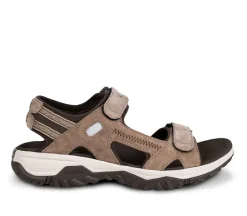 Sandals>KURU Footwear TREAD Cedarbrown-vanillacream-palekhaki