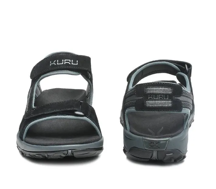 Sandals>KURU Footwear TREAD Jetblack-empiresteel