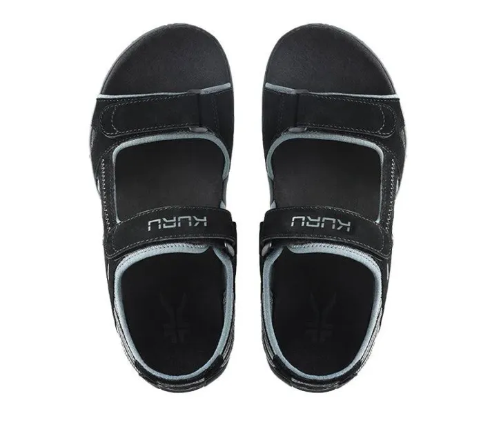 Sandals>KURU Footwear TREAD Jetblack-empiresteel