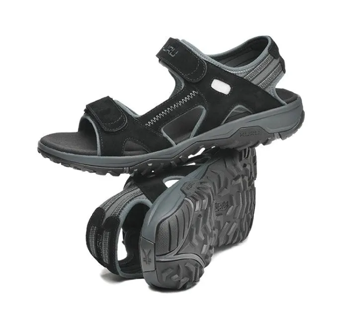 Sandals>KURU Footwear TREAD Jetblack-empiresteel
