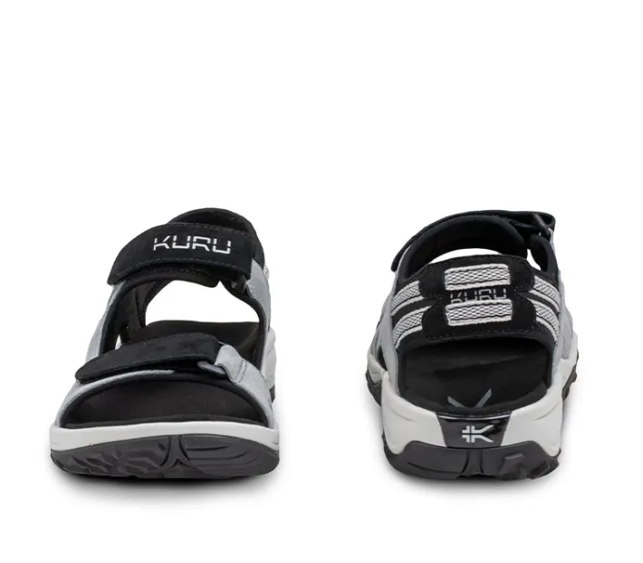 Sandals>KURU Footwear TREAD Fossilgray-skyblue-jetblack