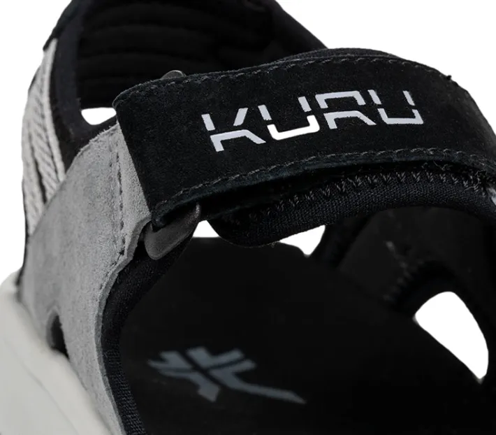 Sandals>KURU Footwear TREAD Fossilgray-skyblue-jetblack